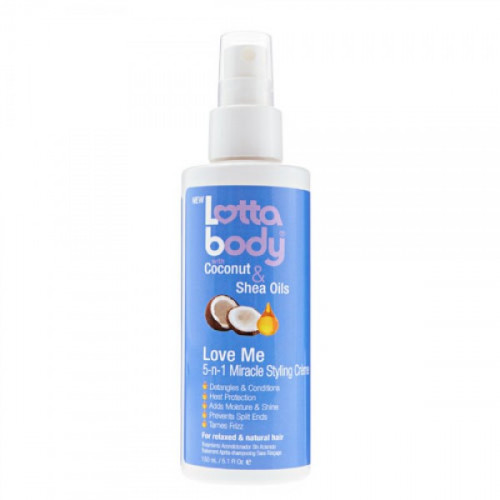 Lotta Body Coconut & Shea Oils Love Me 5-n-1 Miracle Styling Creme 5.1oz